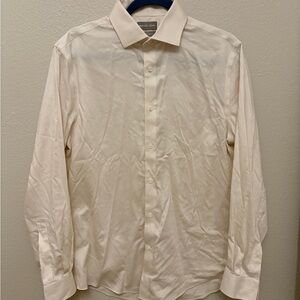 Michael Kors Men's Ivory Dress Shirt